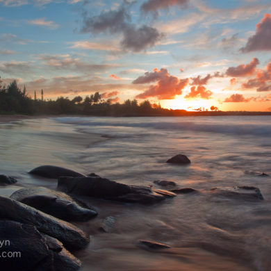 Sunset Honokahua Bay Maui HI